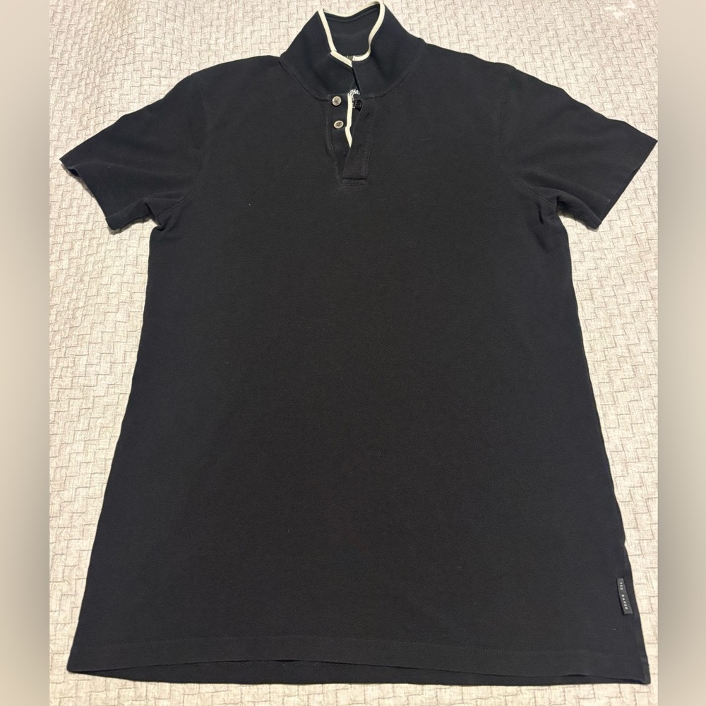 Ted Baker London Black Polo Size 2 (Small)